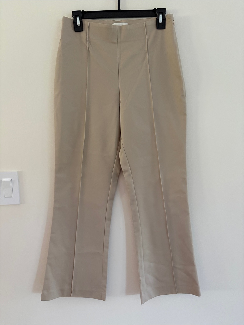 H&M Beige Boot-Cut Trousers